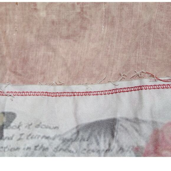 The Nu Vintage Stevie Nicks Graphic Shirt | Rose Pink Button-Up | Size Large - Picture 4 of 7